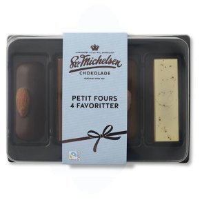 Sv. Michelsen - 4 petit fours mix chokoladestykker -  favoritter
