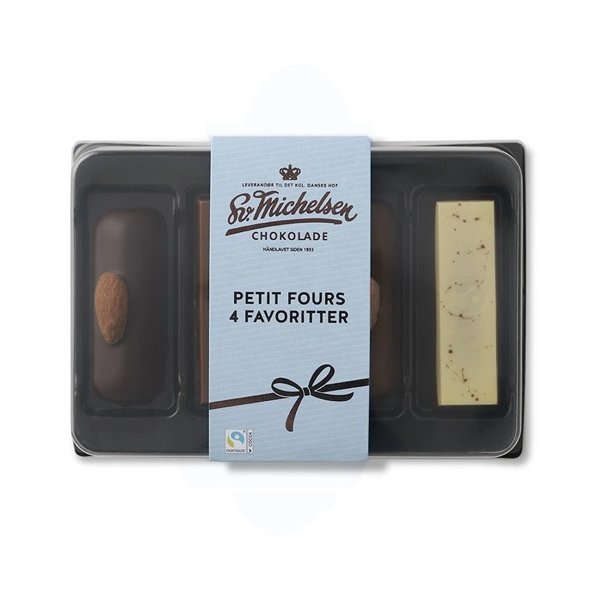 Sv. Michelsen - 4 petit fours mix chokoladestykker -  favoritter