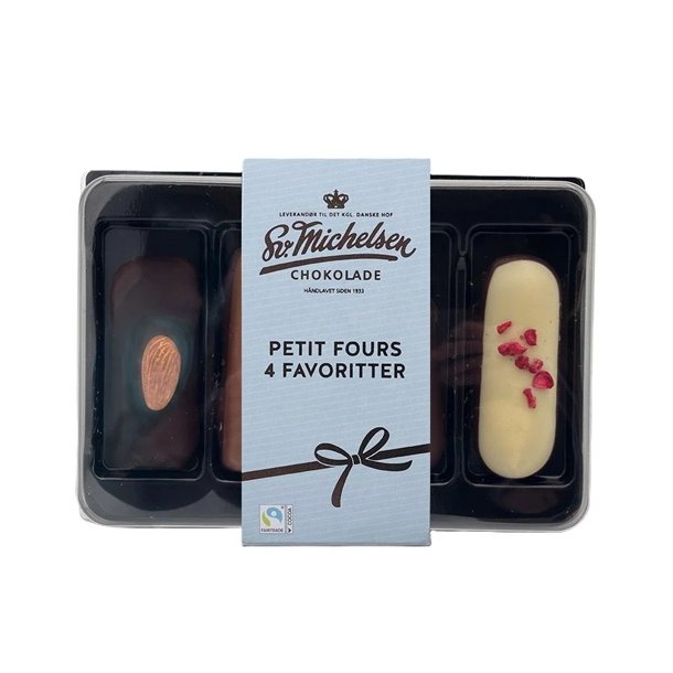 Sv. Michelsen -  4 petit fours - nougat favoritter