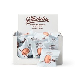 Sv. Michelsen -Nougat-marcipan med lys chokolade kasse - 10g. 1 stk.