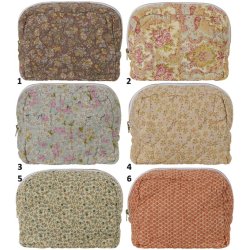 Ib Laursen -Toilettaske quiltet 6 forskellige m�nstre, 1 stk.