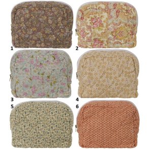 Ib Laursen -Toilettaske quiltet 6 forskellige m�nstre, 1 stk.