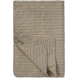 Ib Laursen -Quilt med mrkebl stngler - 130 x 180 cm