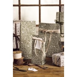 Ib Laursen  Klodsbundspose grn paisley (B: 18 H: 28,5 D: 10 cm.)