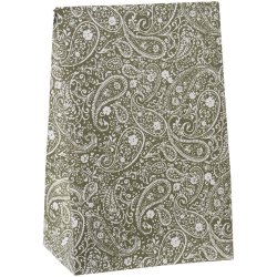 Ib Laursen  Klodsbundspose grn paisley (B: 18 H: 28,5 D: 10 cm.)