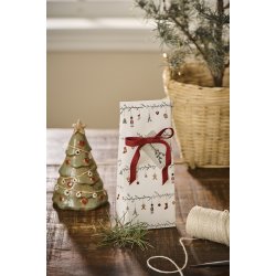 Ib Laursen Klodsbundspose juleranker My Nostalgic Christmas (B: 9 H: 22,5 D: 6 cm.)