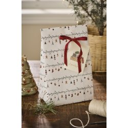 Ib Laursen Klodsbundspose juleranker My Nostalgic Christmas (B: 18 H: 28,5 D: 10 cm.)