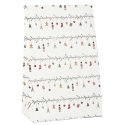 Ib Laursen Klodsbundspose juleranker My Nostalgic Christmas (B: 18 H: 28,5 D: 10 cm.)