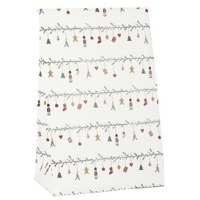 Ib Laursen Klodsbundspose juleranker My Nostalgic Christmas (B: 18 H: 28,5 D: 10 cm.)