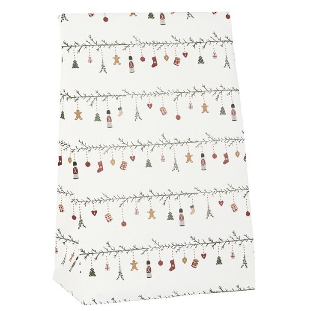 Ib Laursen Klodsbundspose juleranker My Nostalgic Christmas (B: 18 H: 28,5 D: 10 cm.)