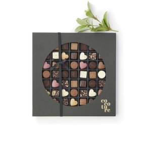 Cocoture 49 stk. fyldte chokolader og konfektstykker i ske, 440 g