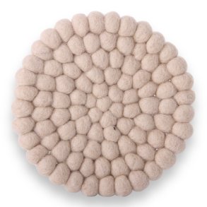 Gry & Sif Small Coaster - Beige - St af 2