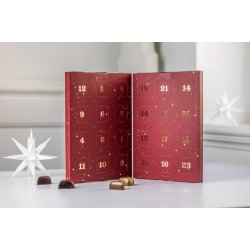 Xocolatl - Julekalender snekrystaller  - rd - 125g