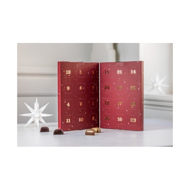 Xocolatl - Julekalender snekrystaller  - rd - 125g