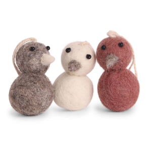 Gry & Sif - Runde mini kyllinger - Set af 3