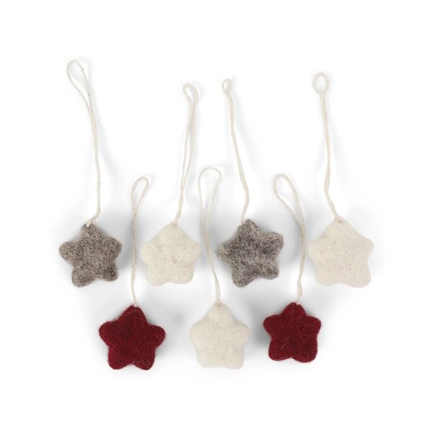 Gry &amp; Sif - Stjerne Mix - st af 7 stk. Filt.