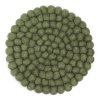 Gry & Sif stor Coaster - Pine Green 19 diameter