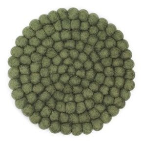 Gry & Sif stor Coaster - Pine Green 19 diameter