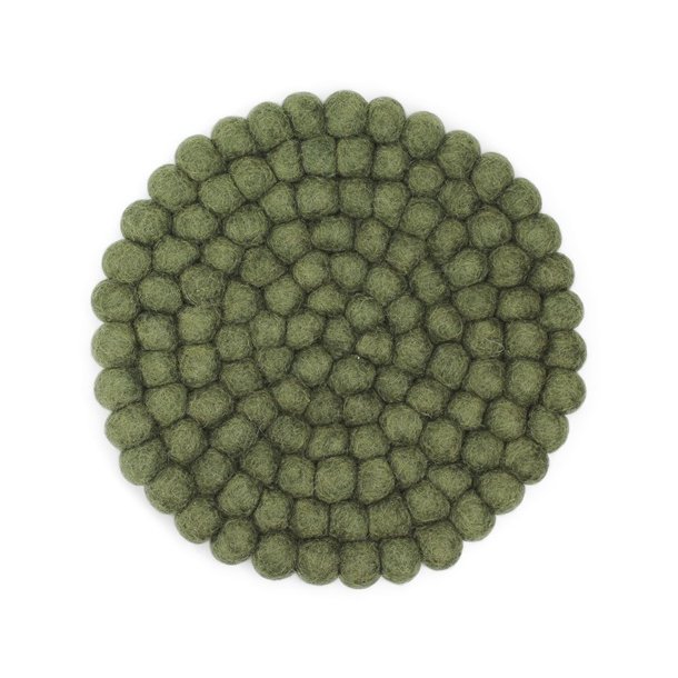 Gry &amp; Sif stor Coaster - Pine Green 19 diameter