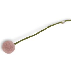 Gry &amp; Sif - Blomsterstilk st�vet rosa Dia 3 - 30 cm - filt