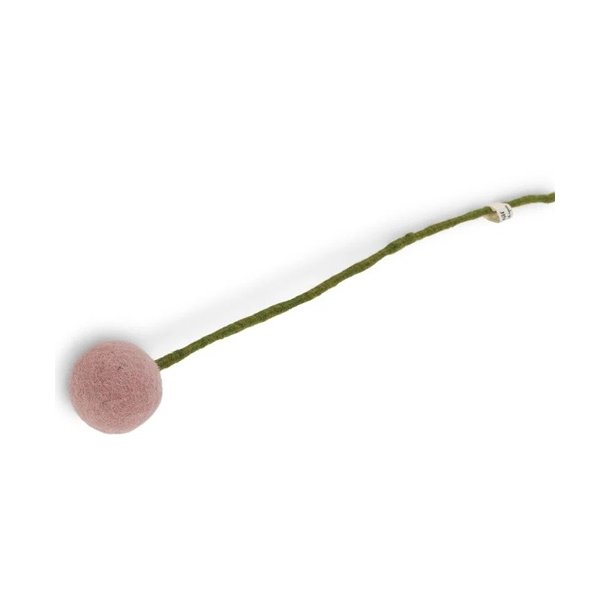 Gry &amp; Sif - Blomsterstilk st�vet rosa Dia 3 - 30 cm - filt