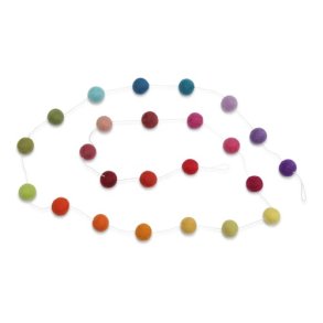Gry & Sif - Farverig guirlande 190 cm