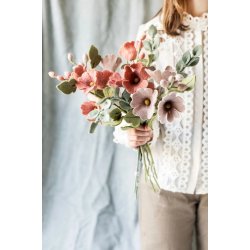 Gry &amp; Sif - Eucalyptus gren - 55 cm - filt - st�vgr�n
