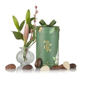 Cocoture - 130g 10x13g marcipan�g i gr�nt Cocoture gaver�r med sl�jfe & flamingo