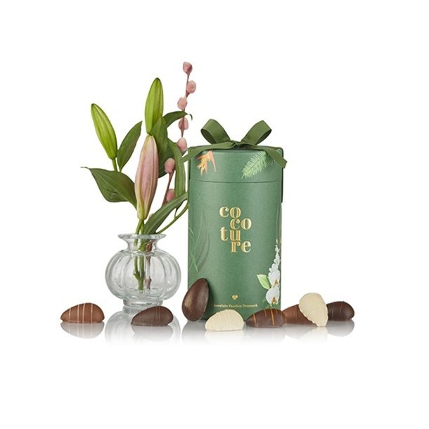 Cocoture - 130g 10x13g marcipan�g i gr�nt Cocoture gaver�r med sl�jfe &amp; flamingo