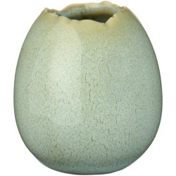 Ib Laursen - Vase til blomst �g - st�vgr�n - H 6,5 cm