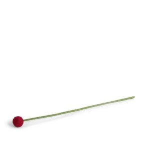 Gry & Sif - Blomsterstilk Cerise Dia 2- 30 cm - filt