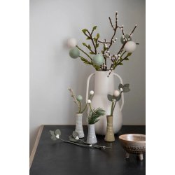 Gry &amp; Sif - Blomsterstilk Hvid Dia - 30 cm - filt