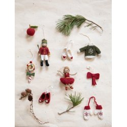 Gry &amp; Sif Ballerina i rd kjole - 11 cm