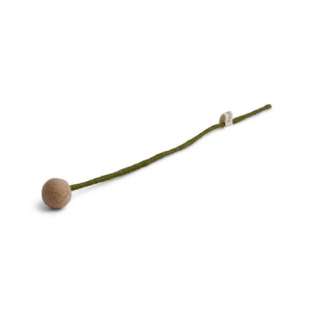 Gry &amp; Sif - Blomsterstilk beige Dia 2 - 30 cm - filt