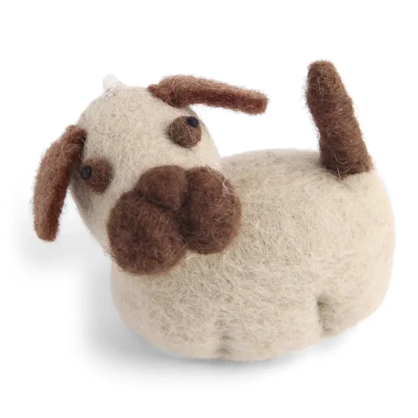  Gry &amp; Sif - Lille Beige og brun hund