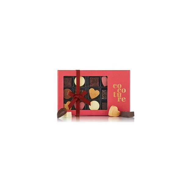 Cocoture Fyldte chokolader I Rd Cocoture ske 14 stk.
