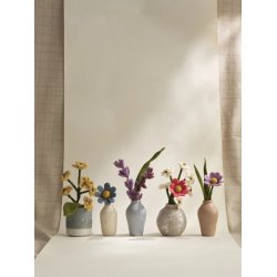 Gry &amp; Sif - lavendel og blade - 3 stilke - 18cm