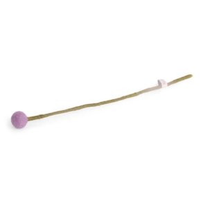 Gry & Sif - Blomsterstilk lys lilla Dia 2 - 30 cm - filt