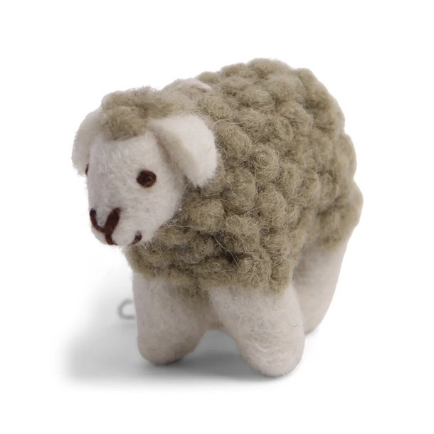 Gry &amp; Sif - F�r - st�vgr�n til oph�ng  - 7 cm