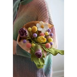 Gry &amp; Sif - Blomsterstilk rosa Dia 2 - 30 cm - filt