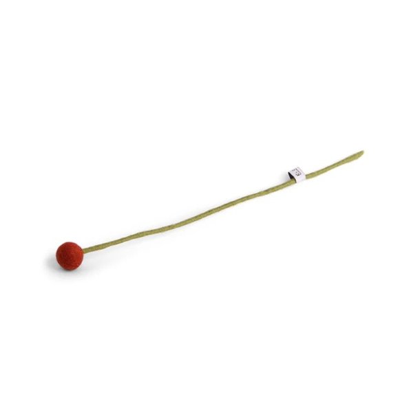 Gry &amp; Sif - Blomsterstilk brun-orange Dia 2 - 30 cm - filt