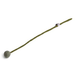 Gry & Sif - Blomsterstilk lys st�vgr�n 2 - 30 cm - filt