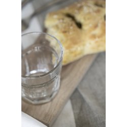 Ib Laursen Serveringsbrt lille med fordybning til krus akacietr