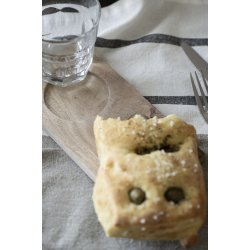 Ib Laursen Serveringsbrt lille med fordybning til krus akacietr