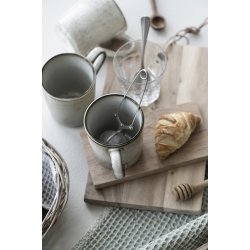 Ib Laursen Serveringsbrt lille med fordybning til krus akacietr