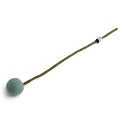 Gry &amp; Sif - Blomsterstilk st�vet lys gr�n Dia 3 - 30 cm - filt
