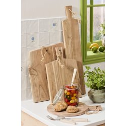 Ib Laursen - Tapasbrt med jutereb aflang med skaft akacietr