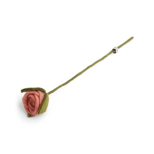 Gry &amp; Sif Rose - st�vet r�d - filt - 34cm