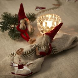 Speedtsberg - Kaj &amp; Line servietringe - rde 2 varianter - 1 stk.