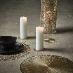 30% rabat - Speedtsberg dkkeserviet  - gylden - Diameter 38cm pvc